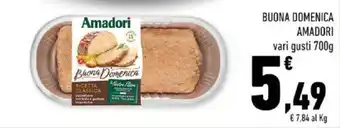 Conad BUONA DOMENICA AMADORI vari gusti 700g offerta