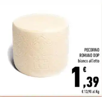 Conad PECORINO ROMANO DOP bianco offerta