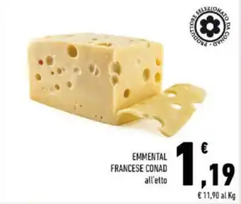 Conad EMMENTAL FRANCESE CONAD offerta