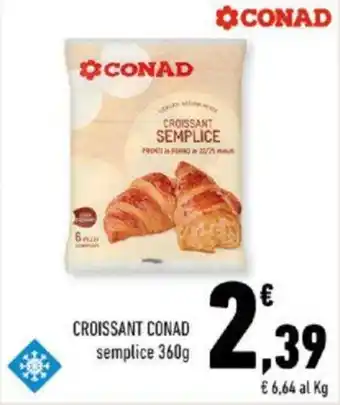 Conad CROISSANT CONAD semplice 360g offerta