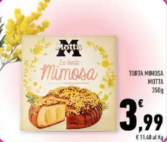 Conad TORTA MIMOSA MOTTA 350g offerta