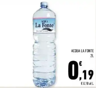 Conad ACQUA LA FONTE 2L offerta