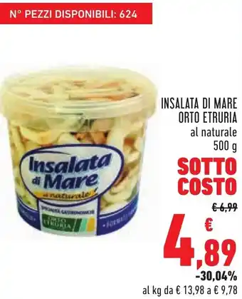 Conad Margherita Insalata di Mare Orto Etruria 500g offerta