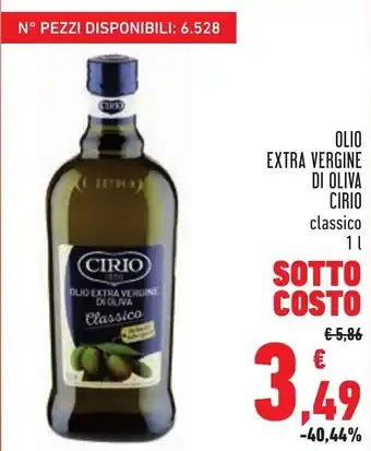 Conad Margherita Cirio Olio Extra Vergine D'oliva 1l offerta
