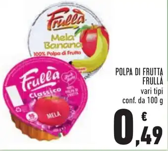 Conad Margherita Frullà Polpa di Frutta 100g offerta