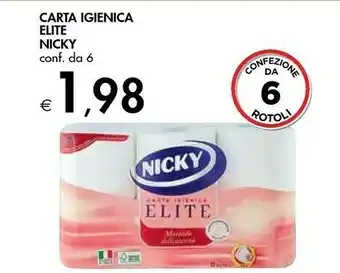 Bennet Nicky Carta Igienica Elite offerta