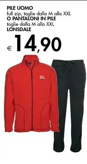 Bennet Lonsdale Pile Uomo/ Pantaloni In Pile offerta