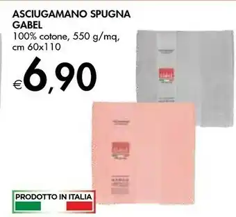 Bennet Gabel Asciugamano Spugna 60x110 Cm offerta