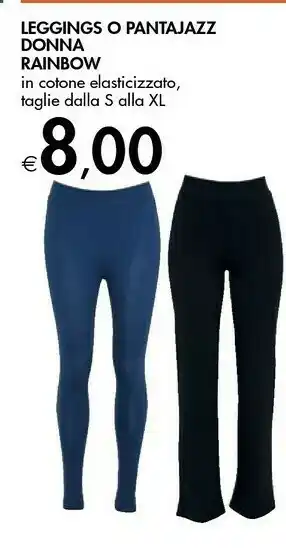 Bennet Rainbow Leggings O Pantajazz Donna offerta