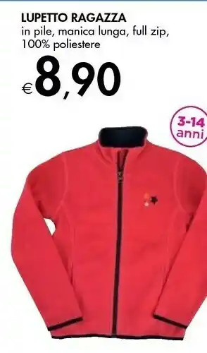 Bennet Lupetto Ragazza In Pile offerta