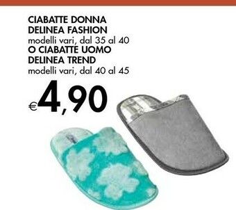 Bennet Ciabatte Donna Delinea Fashion O Ciabatte Uomo Delinea Trend offerta