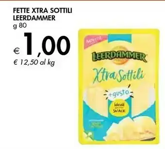 Bennet Leerdammer Fette Xtra Sottili 80 G offerta