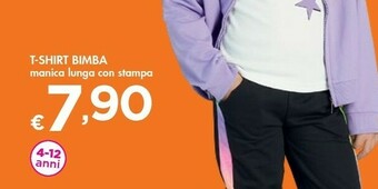 Bennet T-shirt Bimba offerta