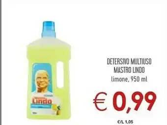 Conad Mastro lindo Detersivo Multiuso Limone offerta