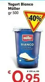 Despar Muller Bianco Crema Di Yogurt 500 G(ml) offerta