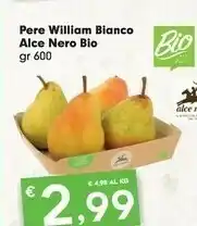 Despar Alce Nero Pere William Bianco 600 G offerta