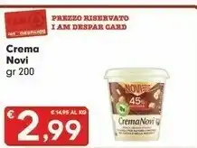Despar Novi Crema 45% Nocciole 200 G(ml) offerta