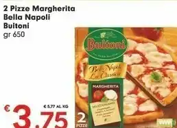 Despar Buitoni 2 Pizze Margherita Bella Napoli 650 Gr offerta