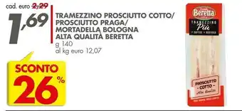 Italmark Fratelli Beretta - Prosciutto Cotto Per Toast offerta