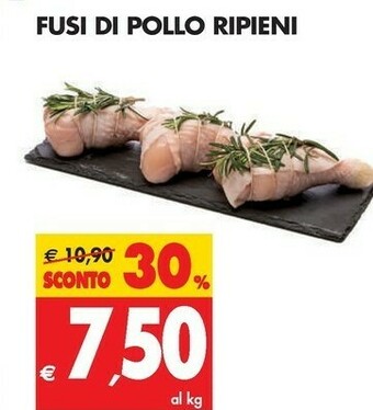 Tigros Fusi Di Pollo Ripieni offerta