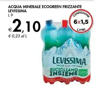 Bennet Levissima Acqua Minerale Ecogreen Frizzante offerta