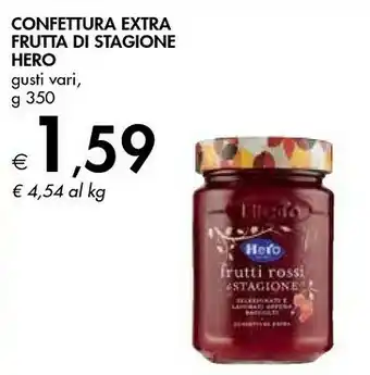 Bennet Hero Confettura Extra Frutta Di Stagione offerta