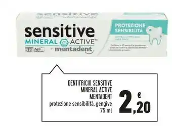 Conad Superstore Mentadent Dentifricio Sensitive offerta
