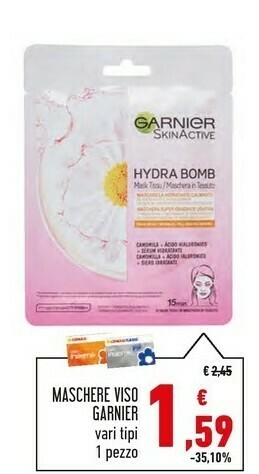 Conad Superstore Garnier SkinActive Hydra Bomb offerta