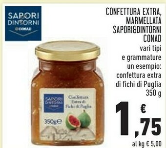 Conad City Conad - Confettura Extra Di Fichi Di Puglia Sapori E Dintorni 350 G(ml) offerta