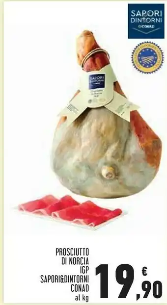 Conad City Conad Prosciutto Di Norcia Igp offerta