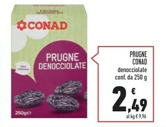 Conad Conad - Prugne Denocciolate 250 G(ml) offerta