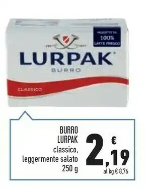 Lurpak Burro Leggermente Salato 250 G(ml)