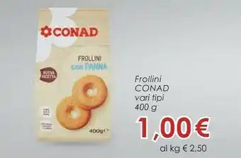 Conad City Conad Frollini Con Panna offerta