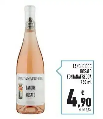 Conad Fontanafredda Langhe Doc Rosato offerta