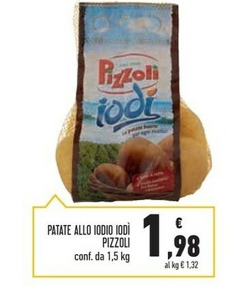 Pizzoli Patate Iodì 1500 G(ml)