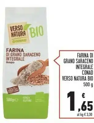 Conad Conad Farina Di Grano Saraceno Integrale Verso Natura Bio offerta
