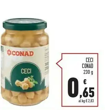 Conad Conad - Ceci 230 G(ml) offerta