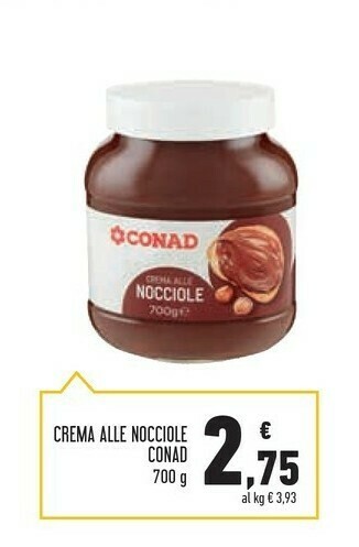 Conad Conad Crema Alle Nocciole offerta