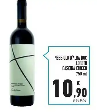 Conad Cascina Chicco Nebbiolo D'Alba Doc Loreto offerta
