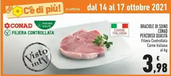 Conad Conad Braciole Di Suino offerta