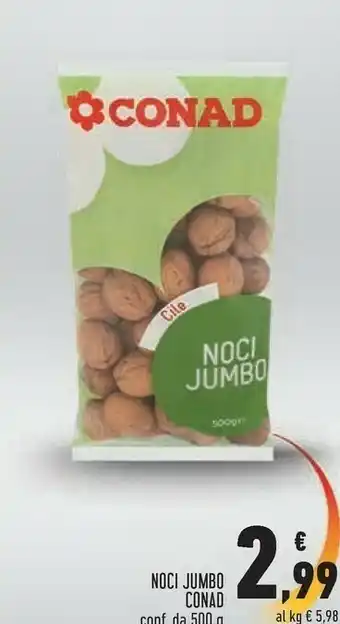 Conad Conad - Noci Jumbo 500 G(ml) offerta