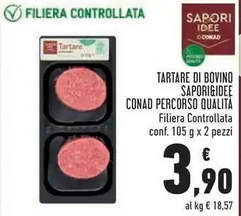 Conad Conad Tartare Di Bovino Sapori & Idee Percorso Qualita offerta