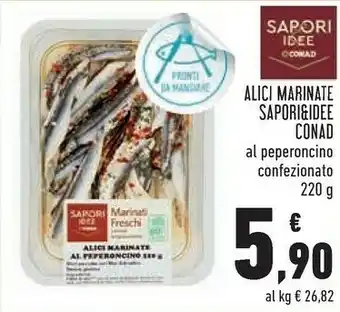 Conad Conad Alici Marinate Sapori & Idee Al Peperoncino offerta