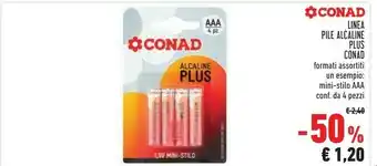 Conad Pile Alcaline