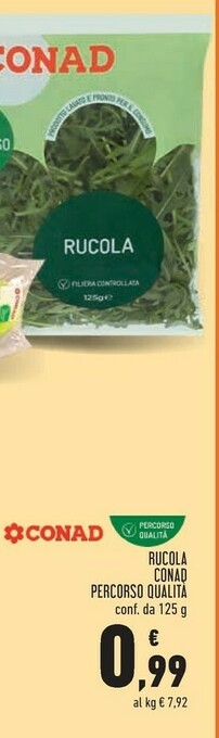 Conad Conad Rucola offerta