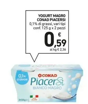 Conad Conad Yogurt Magro offerta