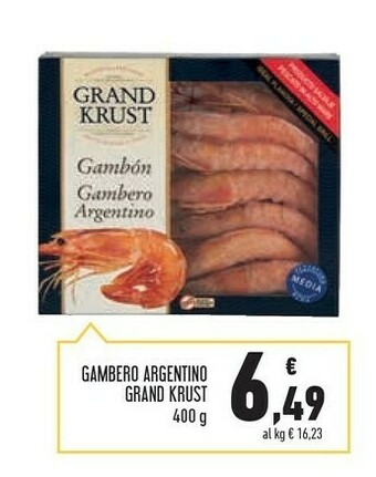 Conad Grand krust Gambero Argentino 400 G(ml) offerta