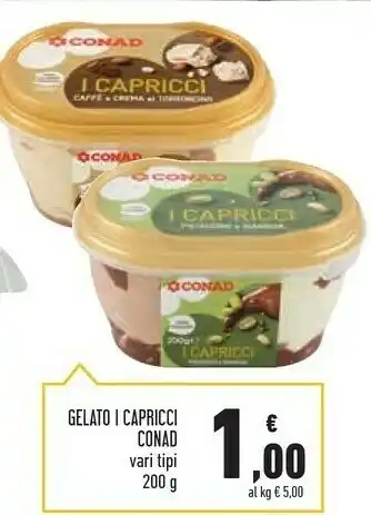 Conad Conad - I Capricci Triplo Cioccolato 200 G(ml) offerta