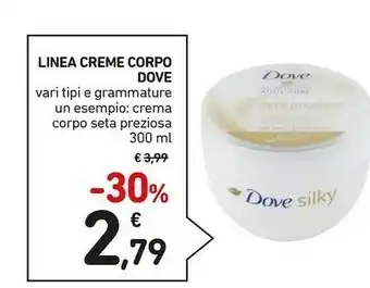 Conad Dove Silky 300ml Crema Per Il Corpo offerta