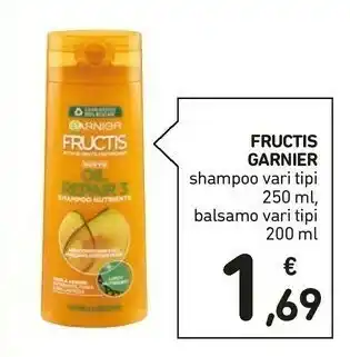 Conad Garnier Fructis Shampoo offerta